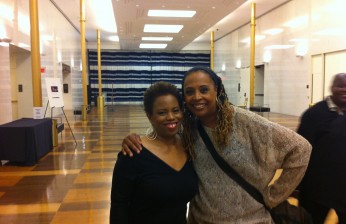 Regina Carter and Kim at the Kennedy Center (DC)